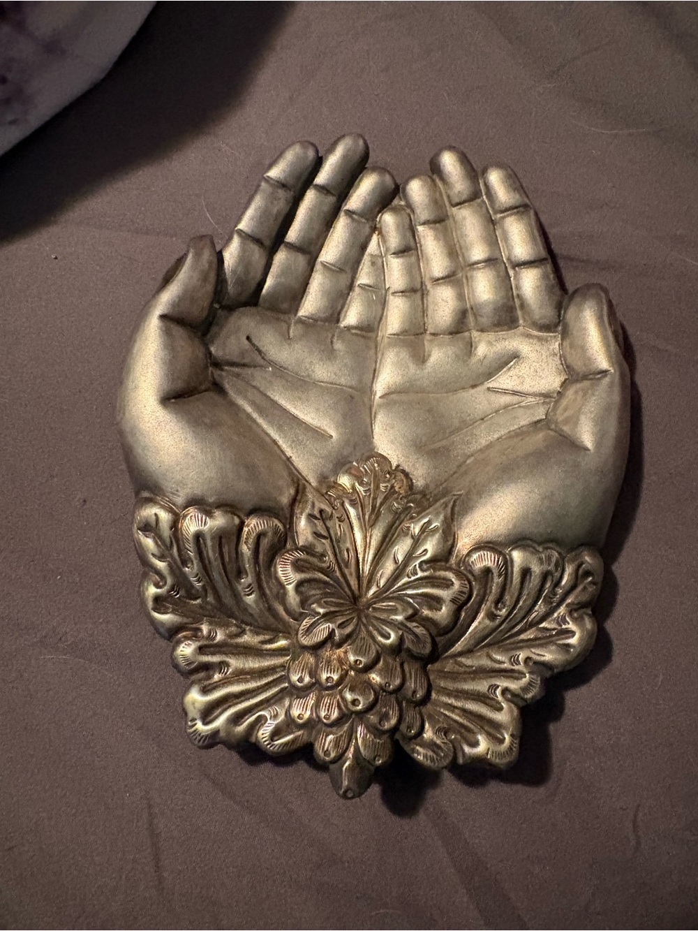 VINTAGE (ST SILVER) stamped hand bowl 4 oz